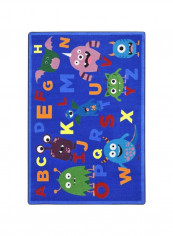 Kid Essentials Early Childhood Monster Mash Rug Blue 327.66 x 401.32centimeter