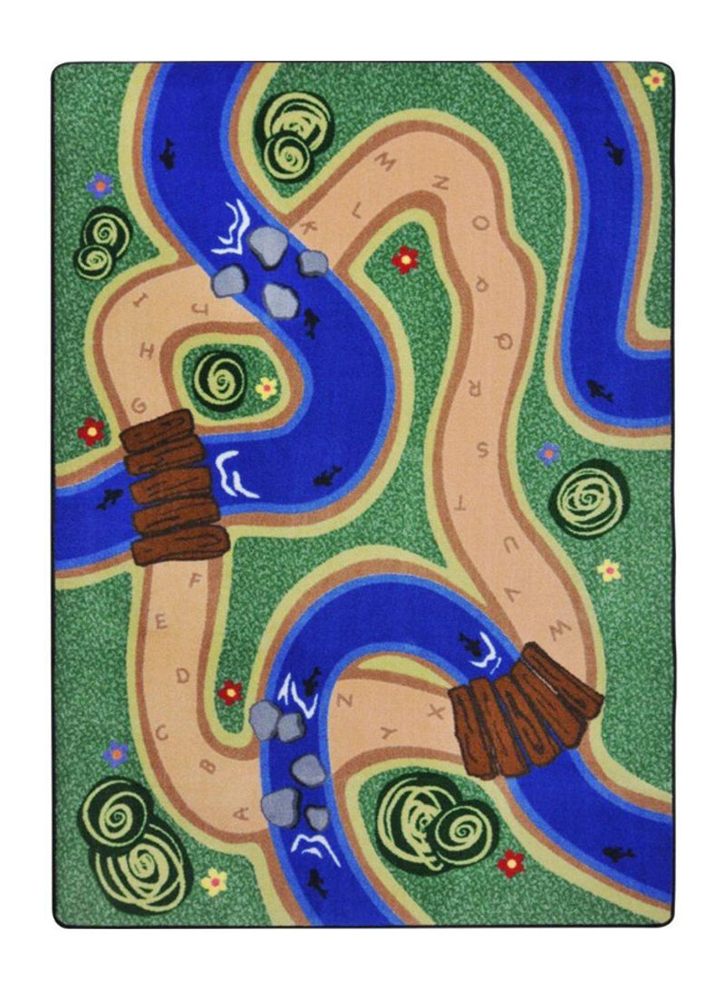 Kid Essentials Early Childhood Pretend and Play Rug Green/Blue 327.66 x 401.32centimeter