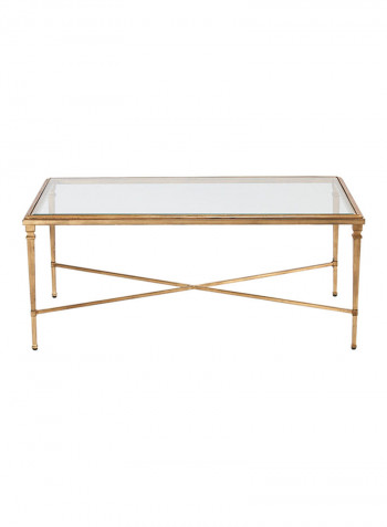 Heron Coffee Table Bullion 45x19.25x28inch