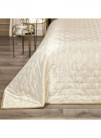 Pack Of 3 Bedcovers Silk Ecru 260x260centimeter