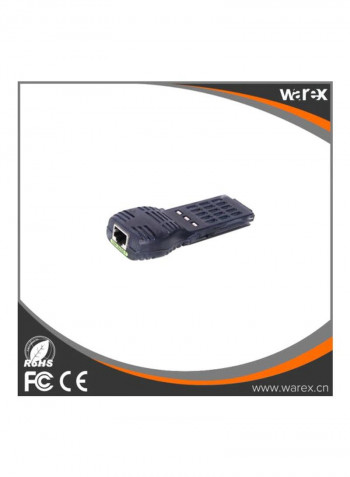 GBIC 1000Base-T Copper RJ-45 Gigabit Interface Converter 5x1x2inch Black