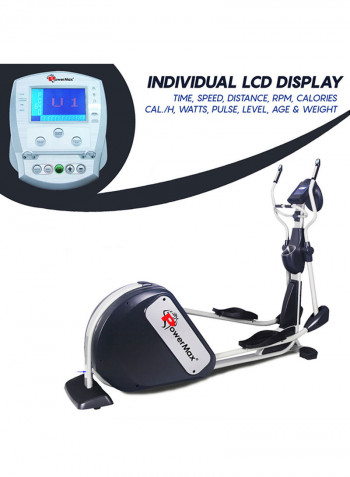 Fitness EC-2000 Elliptical Cross Trainer With Big Stride Length Perfect For Your Gym 160kg