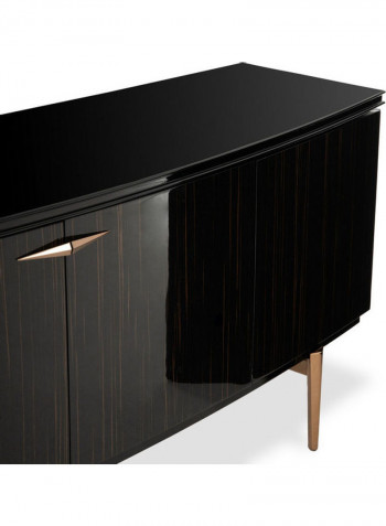 Elegance Sideboard with Mirror Black/Brown