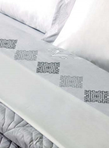 VER1969 Bedspread Cotton Grey 240x260cm