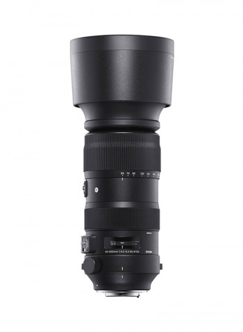 60-600mm F4.5-6.3 DG OS HSM Lens For Sony Black