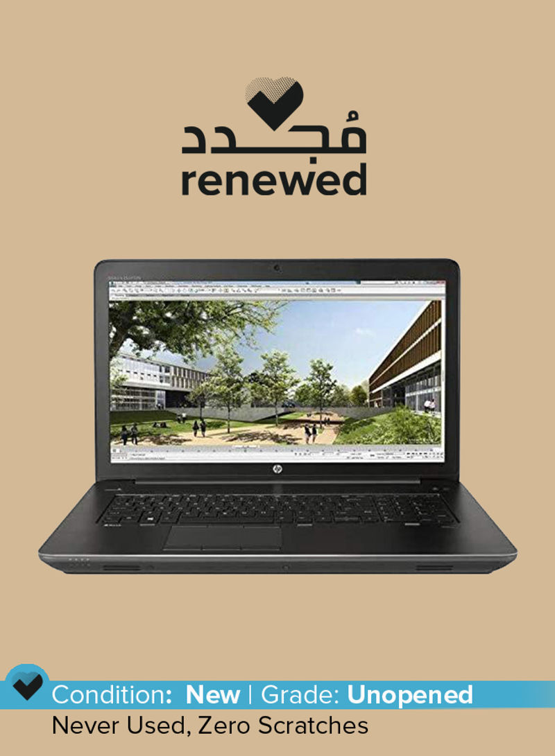 Renewed - Zbook ‎M9L91AV Laptop With 17.3-Inch Display, Intel Core i7 Processor/32GB RAM/1TB SSD/4GB Nvidia GeForce GTX Series Graphics With English/Arabic Keyboard Black