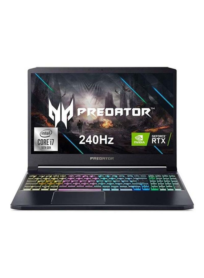 Predator Triton 300 Gaming Laptop With 15.6-Inch FHD Display, Core i7-10750H Processer/16GB RAM/512GB SSD/8GB Nvidia GeForce RTX 2070 Max-Q Graphics Card ‎Black