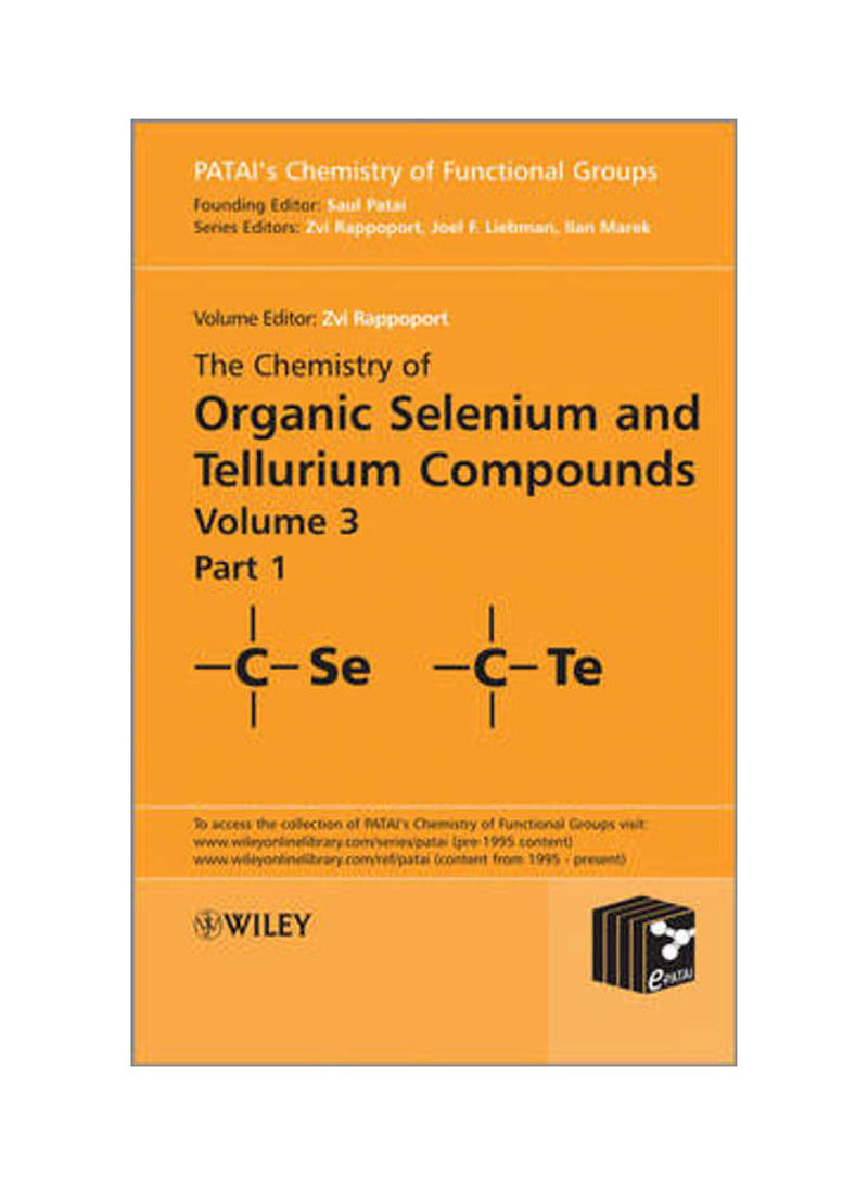 The Chemistry of Organic Selenium and Tellurium Compounds Hardcover English by Zvi Rappoport