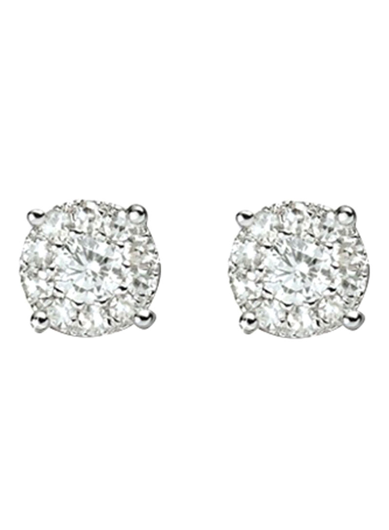 1.5 Ct Daimond Mirage Classic Earrings White Gold