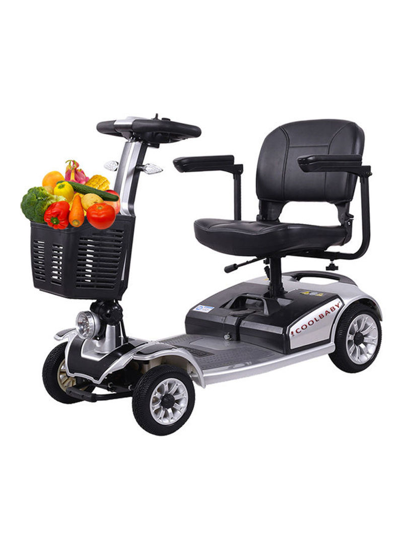 4 Wheel Powered Mobility Electric Wheelchair with Rotatable Seat