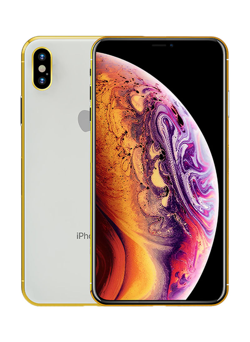 iPhone Xs Max With FaceTime Silver (Gold Plated 24K) 256 GB 4G LTE