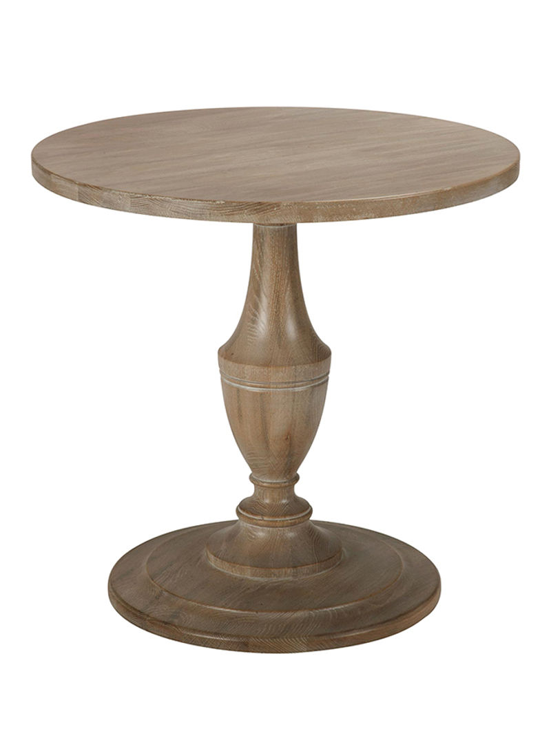 Eloise Round End Table Biscuit 28x27.5x28inch