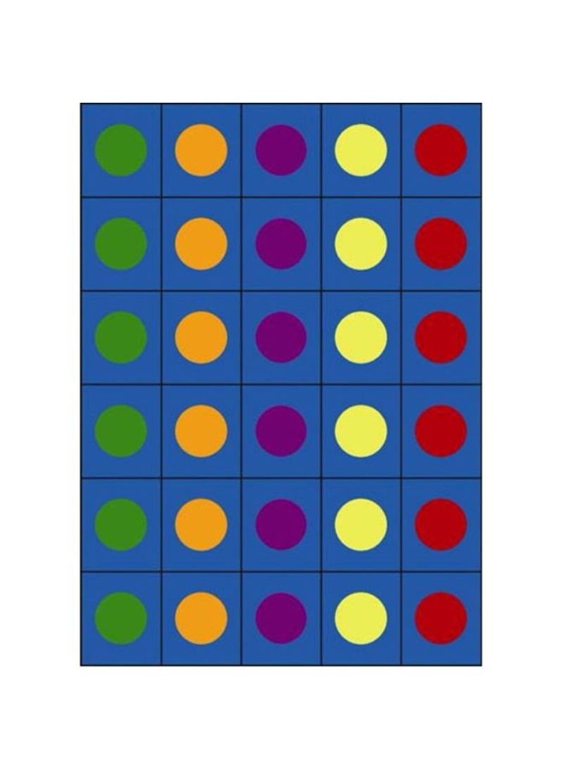 Kid Essentials Early Childhood Lots of Dots Rug Blue 327.66 x 401.32centimeter