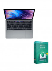 MacBook Pro Touch Bar Laptop With 13.3-Inch Display, Core i5 Processor/8GB RAM/512GB SSD /Integrated Graphics And Kaspersky Antivirus 2018 Space Grey