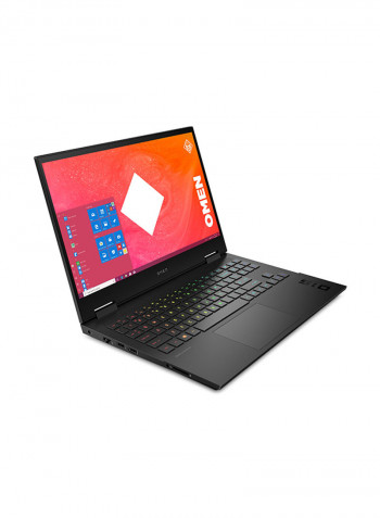 Omen 15-en0001ne Gaming Laptop With 15.6-Inch Display, AMD Ryzen 7 4800H Processor/16GB RAM/1TB SSD/6GB NVIDIA GeForce GTX 1660 Ti Graphics/En-Ar KB - Middle East Version Black