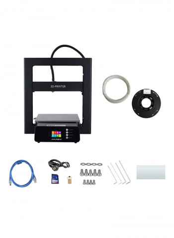 A5S DIY 3D Printer With Touchscreen 30.5 x 30.5 x 32centimeter Black