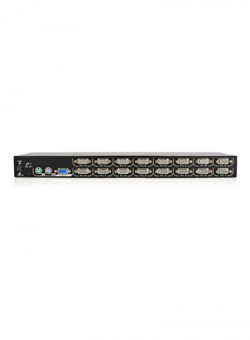 16-Port KVM Module For Rack Mount LCD Consoles With PS/2 And VGA Console Black/Silver/Blue