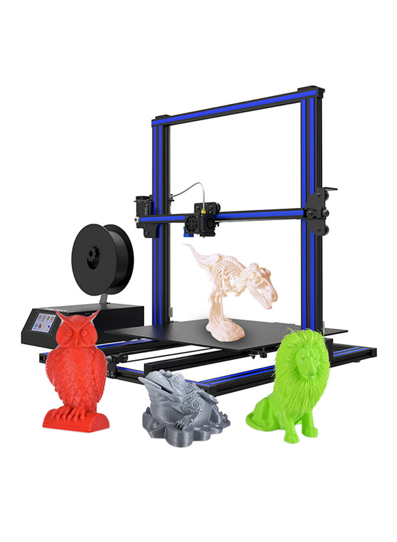 Aluminium Frame Structure 3D Printer with Headbed 400 x 400 x 400millimeter Blue/Black