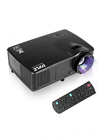 1080P Full HD DLP Lumens Projector PRJLEDLP205 Black