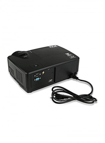 1080P Full HD DLP Lumens Projector PRJLEDLP205 Black