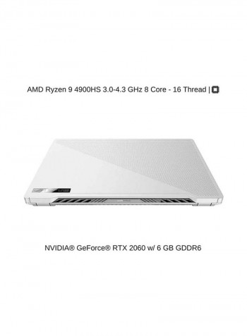 Asus ROG Zephyrus G14 With 14-Inch Display, AMD Ryzen R9 Processor/16GB RAM/1TB SSD/6GB NVIDIA GeForce RTX 2060 Graphics Card Moonlight White
