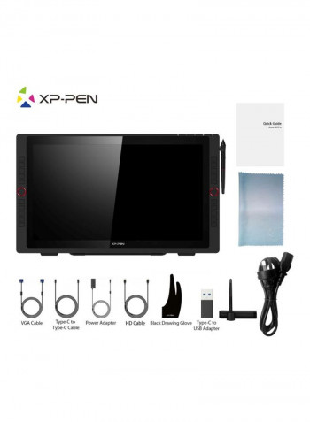 22R Pro HD IPS Drawing Graphic Tablet 570x334.8x44.8millimeter Black