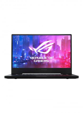 ROG Zephyrus G Gaming Laptop With 15.6-Inch Display, Ryzen 7 Processor/16GB RAM/512GB SSD/6GB NVIDIA GeForce GTX 1660 Ti Max-Q Graphic Card Black