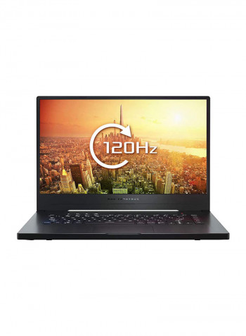 Zephyrus G GA502DU Laptop With 15.6-Inch Display, AMD Ryzen R7 -3750H Processor/16GB RAM/512GB SSD/6GB NVIDIA GeForce GTX 1660 Ti Graphics Card Black