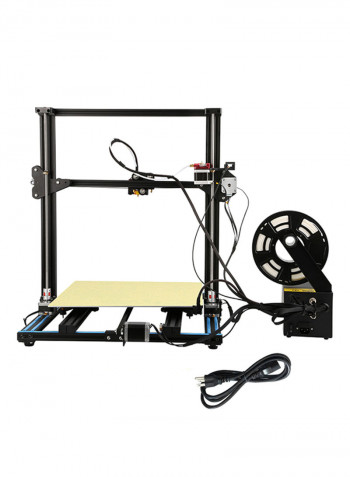 High-Precision DIY 3D Printer 70.0x69.0x61.0centimeter Black/Beige/Blue