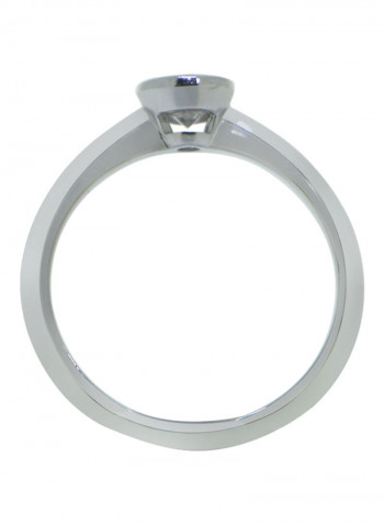 0.51 Ct Diamond Solitaire Round Ring