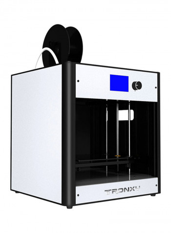 High Precision C5 Desktop 3D Printer with LCD Screen 210 x 210 x 210millimeter Black/Silver