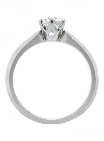 0.56 Ct 6 Prongs Diamond Ring