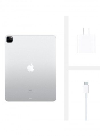 iPad Pro 2020 (4th Generation) 12.9-inch 512GB, Wi-Fi, 4G LTE, Silver With FaceTime - UAE Specs