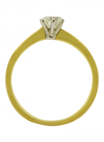 0.67 Ct Diamond Round Ring