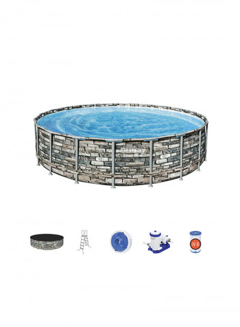 Power Steel Pool Set Multicolour 109.35kg