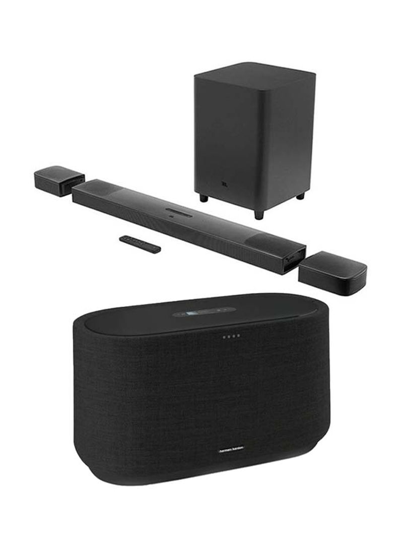 BAR 9.1 True Wireless Soundbar With Dolby Atmos + HK Citation 500 JBLBAR913D-HKCITATION500 Black