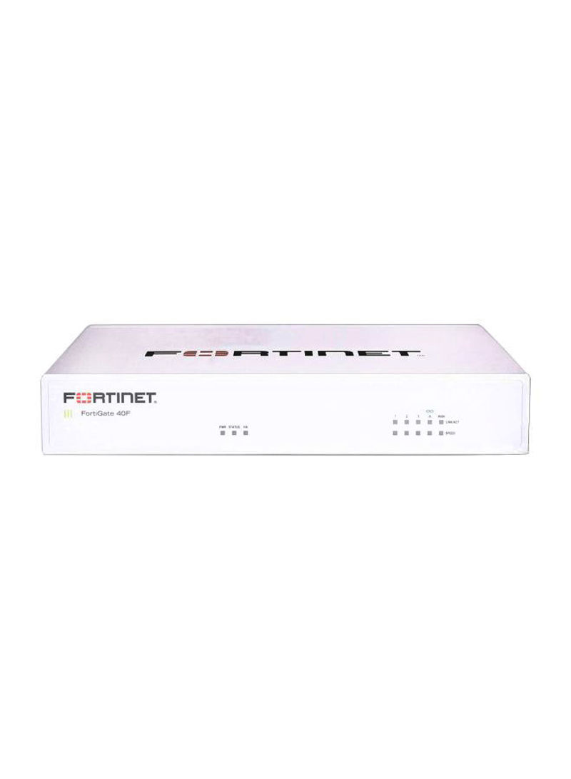 Fortigate 40f Next Gen Firewall Router White