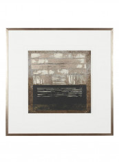 Diamonds In Steel II Wall Art Brown/Black 82.55 x 82.55centimeter