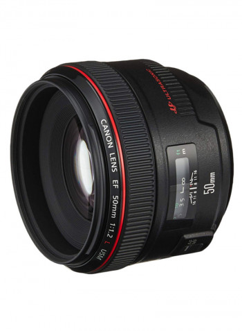 EF 50mm F/1.2L USM Standard Lens For Canon DSLR Camera Black