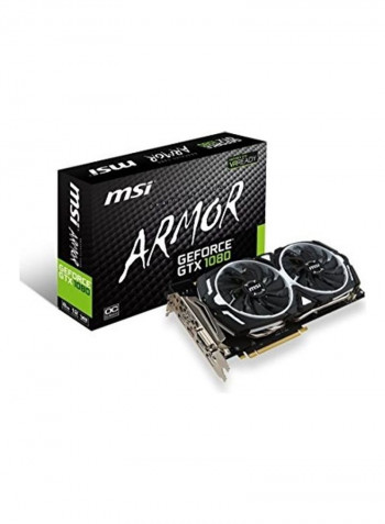 GeForce GTX 1080 8GB GDDR5X SLI DirectX 12 Graphics Card Black