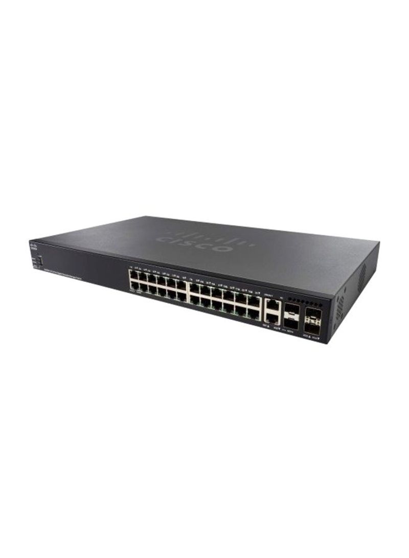 24 Port Stackable Switches Black