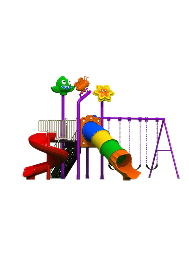 5-In-1 Tube, Round S Slides And 3 Swing Set 12009