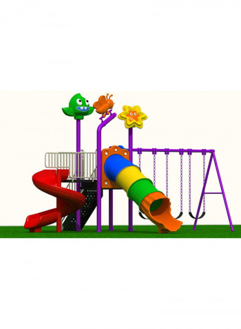 5-In-1 Tube, Round S Slides And 3 Swing Set 12009