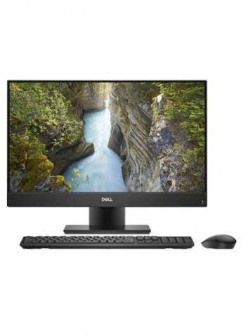 OptiPlex 7480 All-In-One Desktop With 23.8-Inch Display, Intel Core i7 Processior/8GB RAM/1TB HDD/Intel UHD Graphics 630 Black