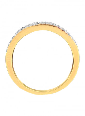 0.552 Ct Diamond Studded Ring
