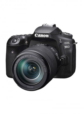 90D Digital SLR Camera With 18-135 IS USM Lens