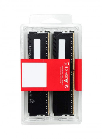 4-Piece Fury DDR4 RAM 32GB Black/Gold/White