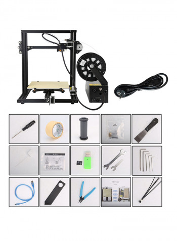 CR-10 Mini High-Precision DIY 3D Printer 49 x 42 x 50centimeter Black