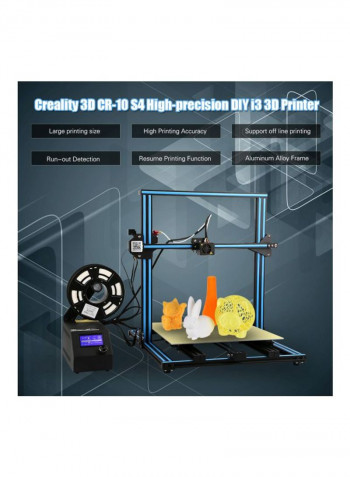 i3 DIY 3D Printer Blue/Black/Silver