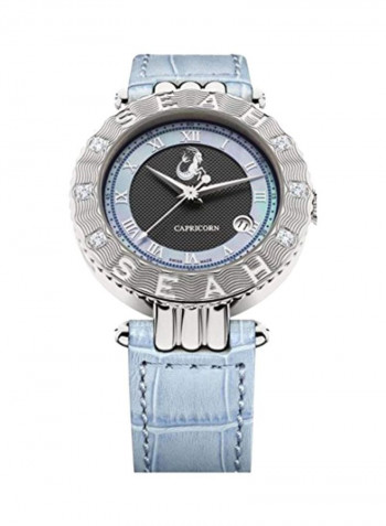 Men's Water Resistant Analog Watch 42SS-A-ALBL-CP